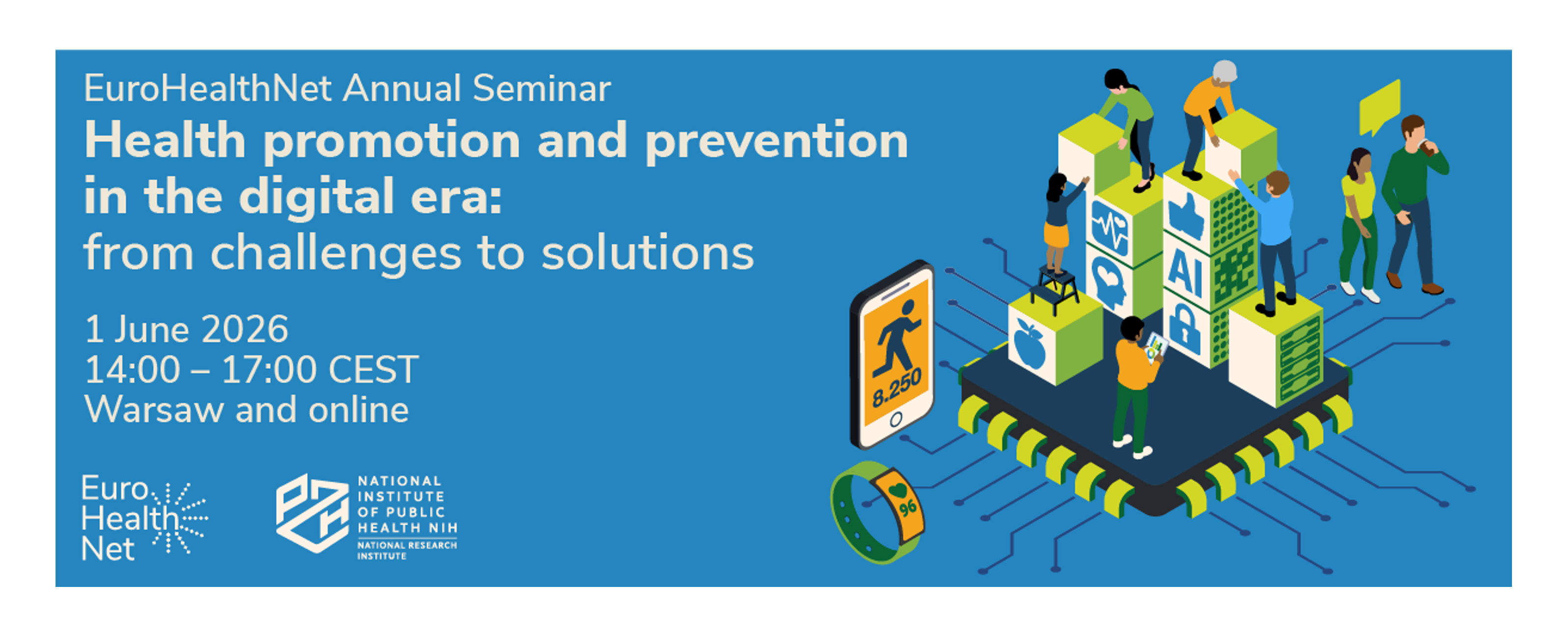 EuroHealthNet Annual Seminar 2026  Health promotion and prevention in the digital era: from challenges to solutions