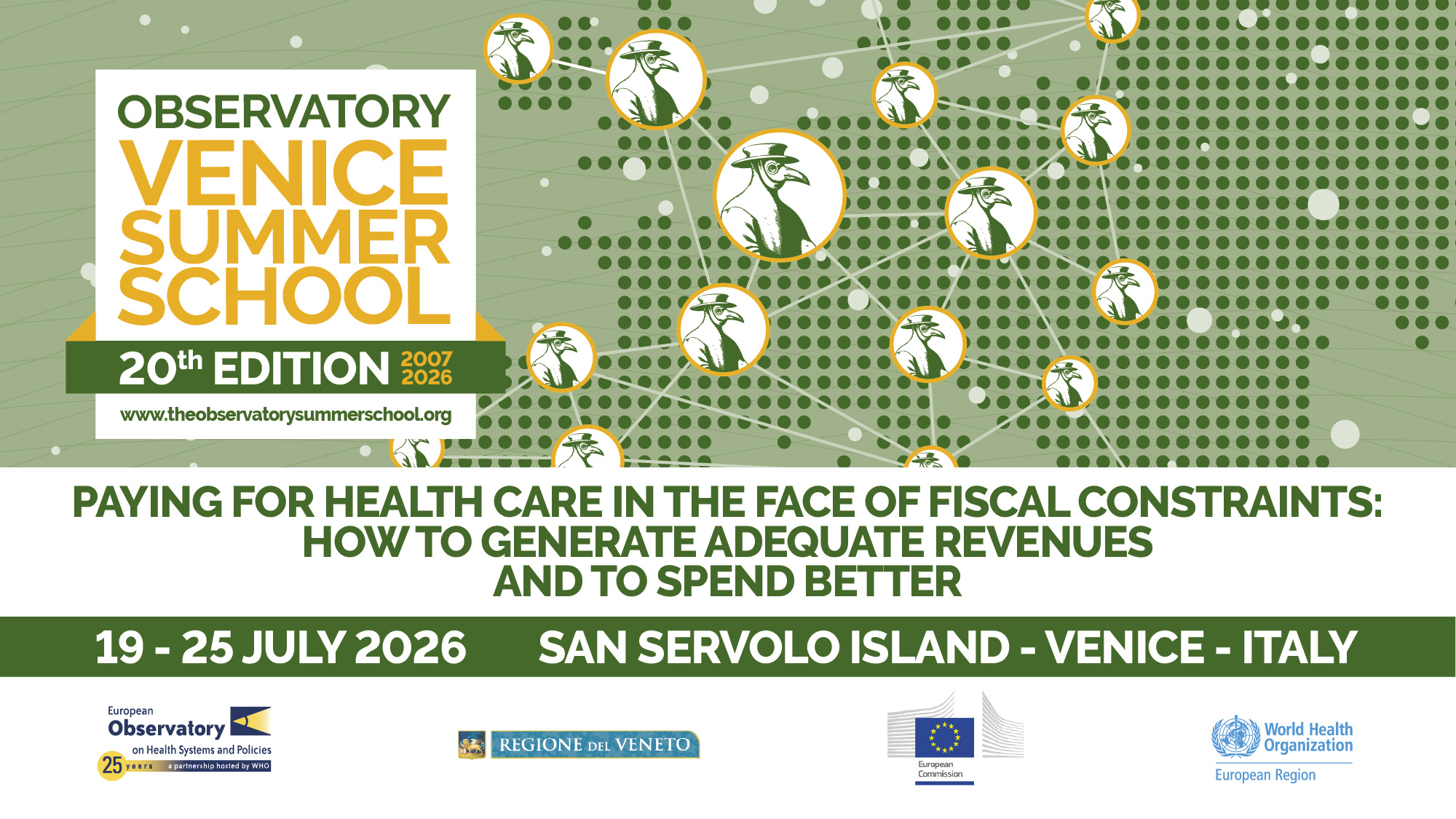 Cover image for Applications for the Venice Summer School 19-25 July 2026