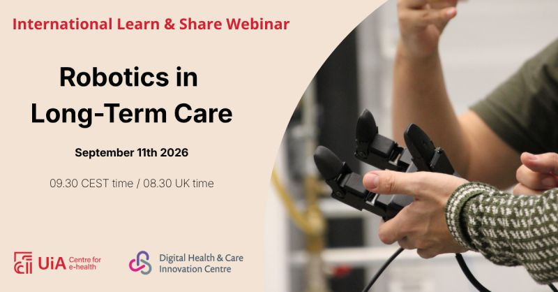 Cover image for Robotics in Long-Term Care - webinar